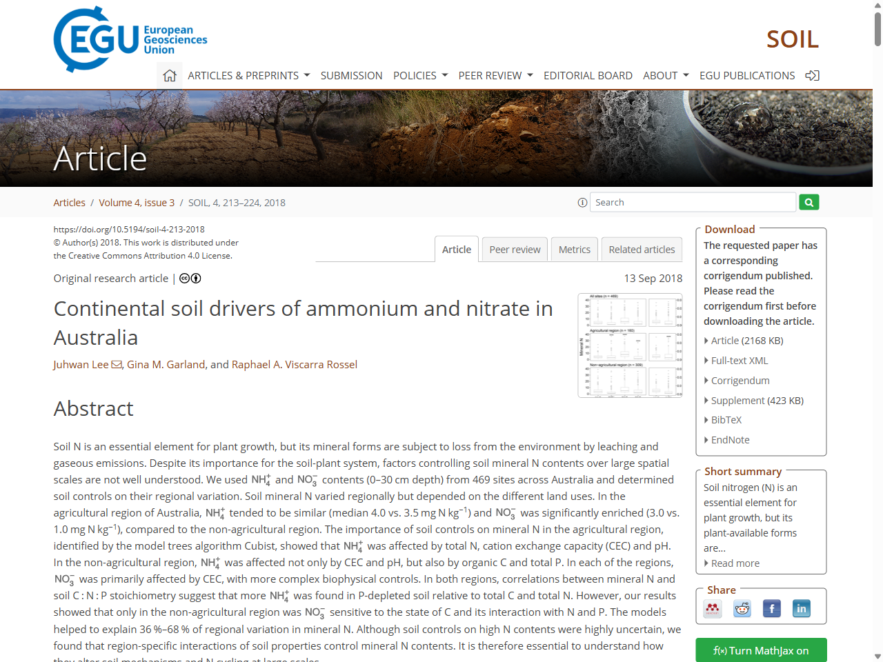 Preview of Spatial decoupling of soil nitrogen cycling in an arid chenopod pattern ground | Request PDF - ResearchGate, accessed July 23, 2025