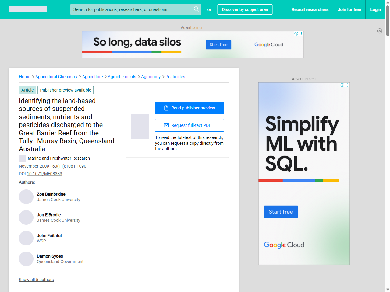 Preview of Identifying the land-based sources of suspended sediments ..., accessed July 18, 2025
