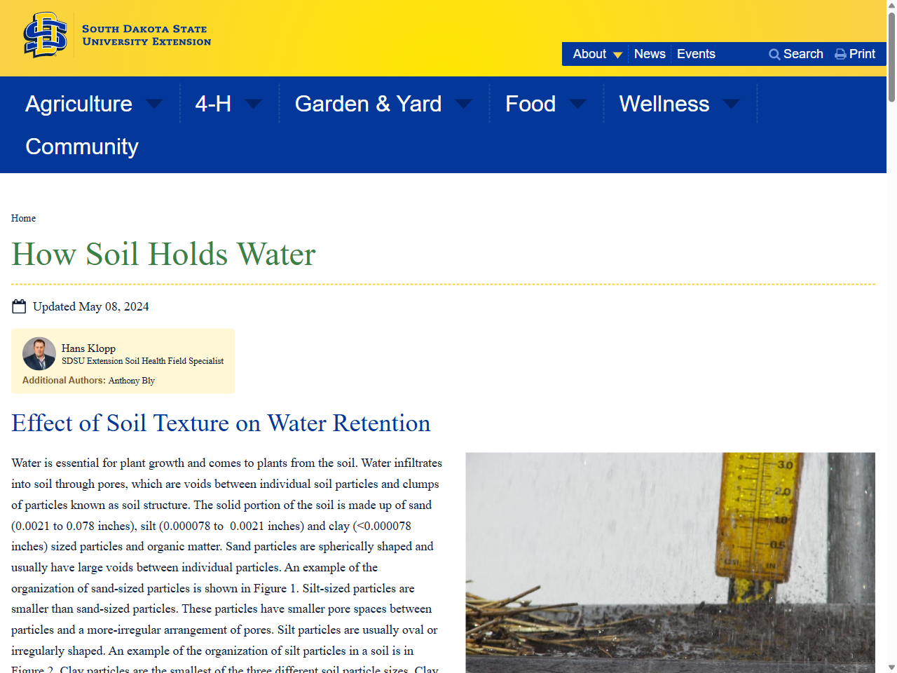 Preview of How Soil Holds Water - SDSU Extension