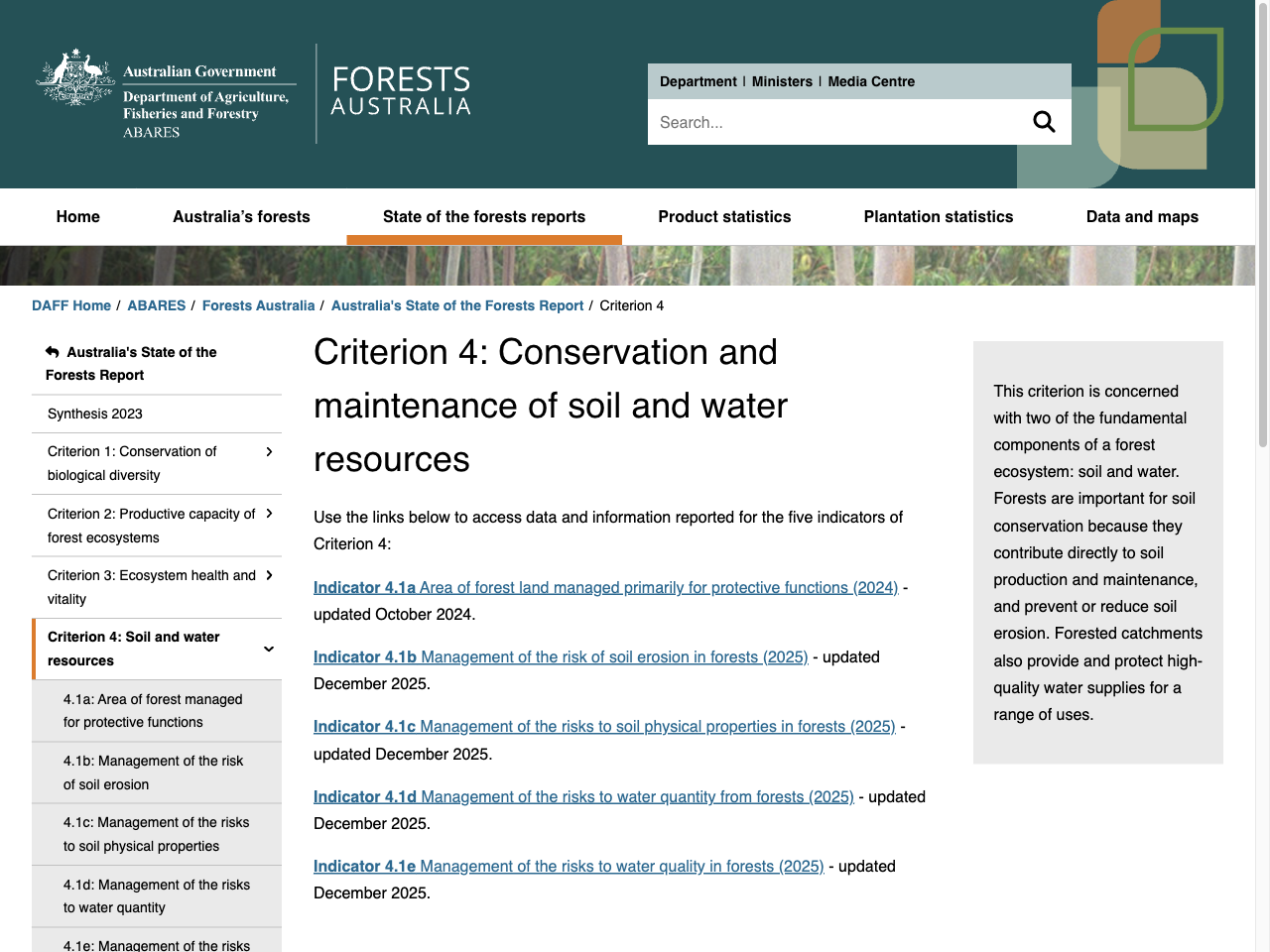 Preview of Criterion 4: Conservation and maintenance of soil and water resources - DAFF, accessed August 1, 2025, 