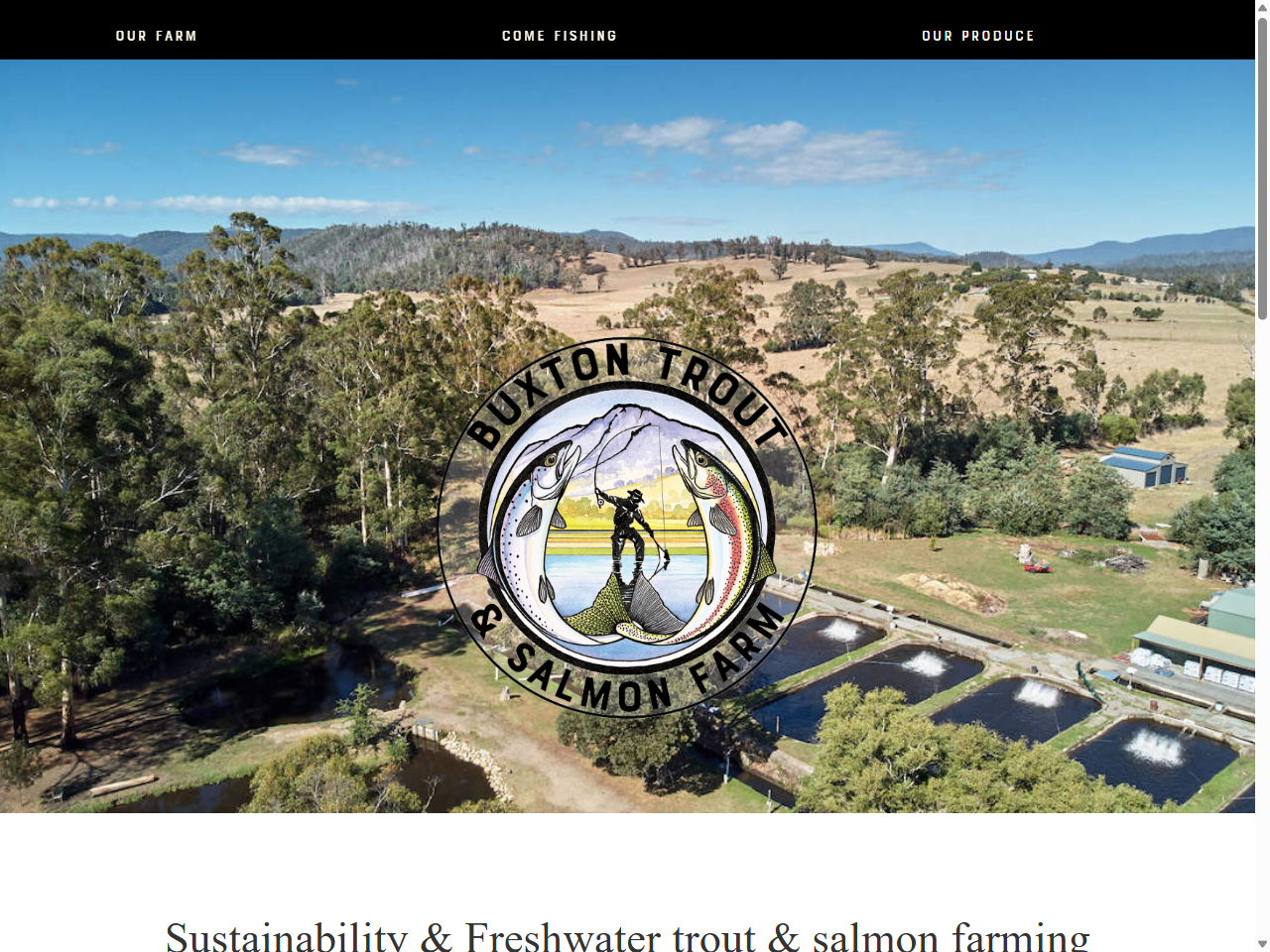 Preview of From Hatch to Catch - Buxton Trout & Salmon Farm's commitment to Sustainability since 1958.