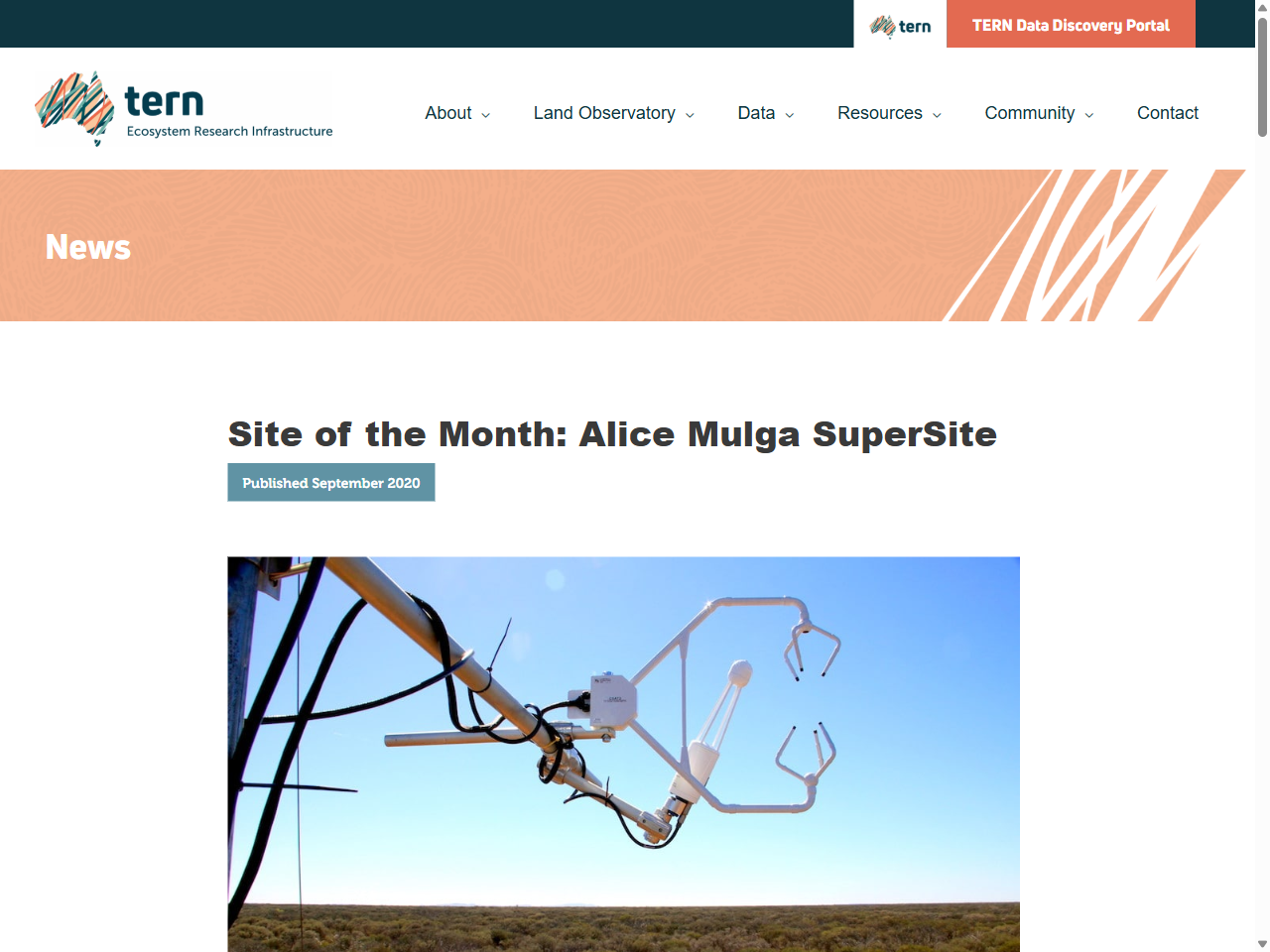 Preview of Site of the Month: Alice Mulga SuperSite - TERN Australia, accessed July 20, 2025,