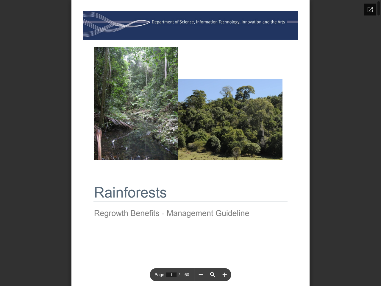 Preview of Rainforest Regrowth Benefits - Management Guideline - Queensland Government, accessed July 22, 2025, 