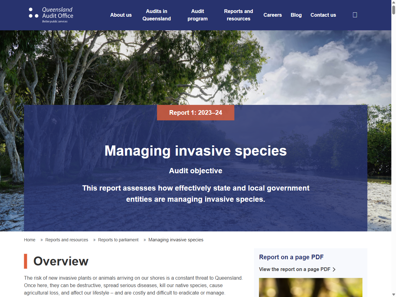 Preview of Invasive species - ABARES - DAFF, accessed July 23, 2025