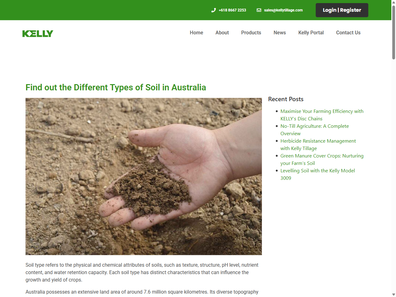 Preview of Find out the Different Types of Soil in Australia - Kelly Tillage AUS, accessed July 6, 2025,