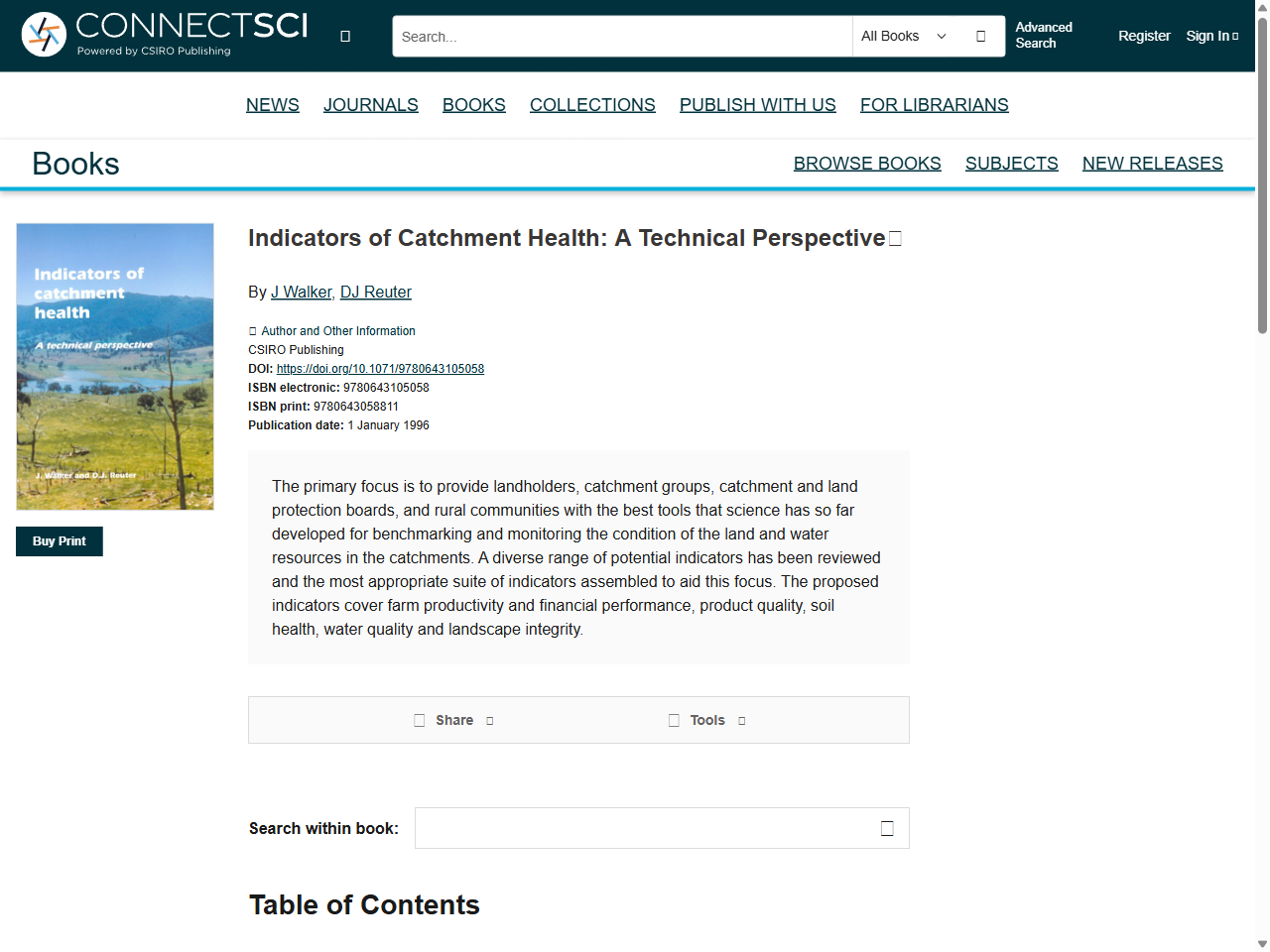 Preview of Indicators of catchment health - CSIRO Publishing |, accessed May 10, 2025, 