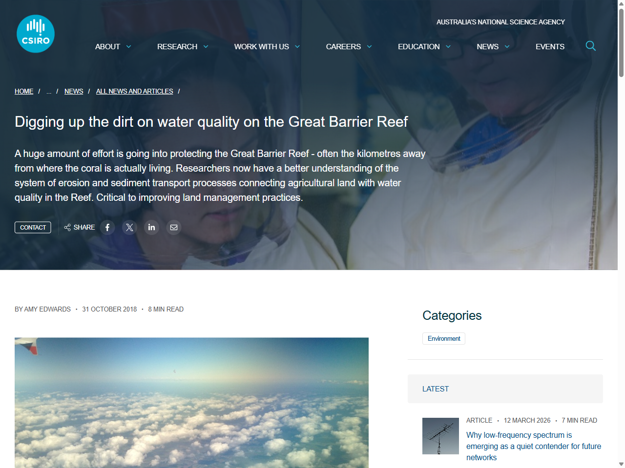 Preview of Digging up the dirt on water quality on the Great Barrier Reef - CSIRO, accessed July 19, 2025,