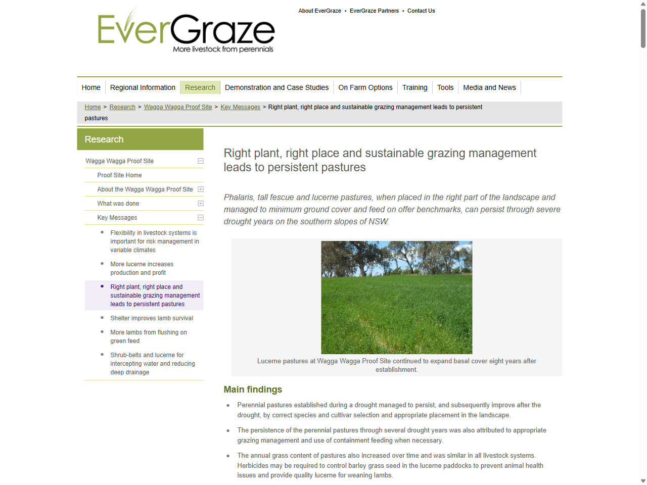 Preview of Right plant, right place and sustainable grazing management leads to persistent pastures | EverGraze More livestock from perennials, accessed May 12, 2025
