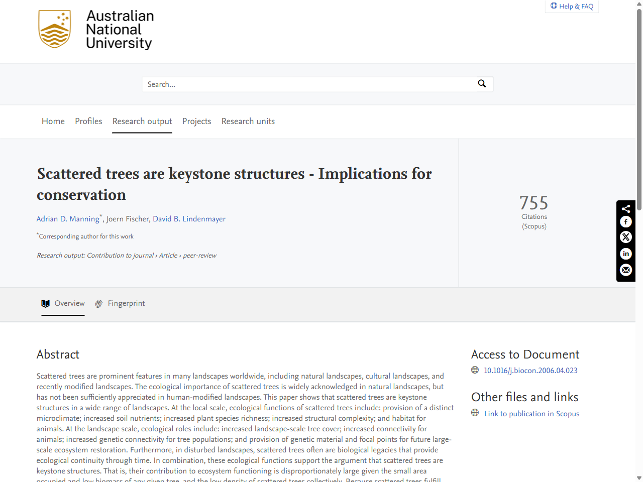 Preview of THE PRACTICE OF AGROFORESTRY IN AUSTRALIA FE Batini+, GW Anderson*, and R. Moore0
