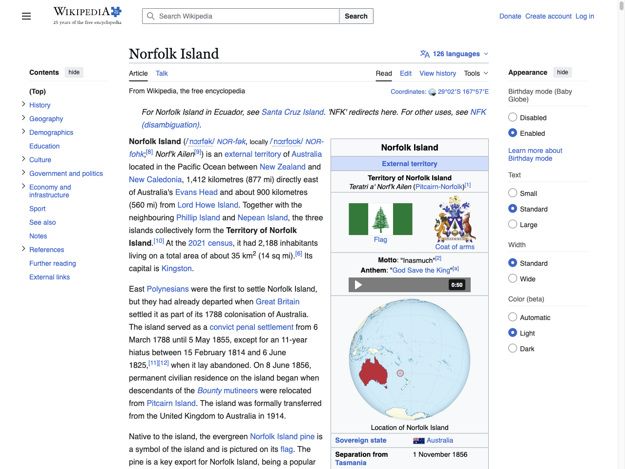 Preview of Norfolk Island - Wikipedia, accessed July 30, 2025,