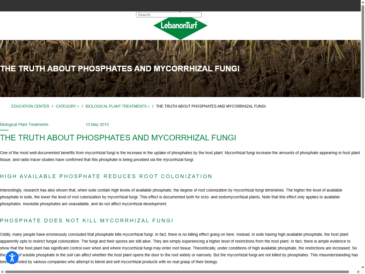 Preview of PHOSPHORUS, AGRICULTURE & THE ENVIRONMENT - NRCS Field Office Technical Guide, accessed August 28, 2025
