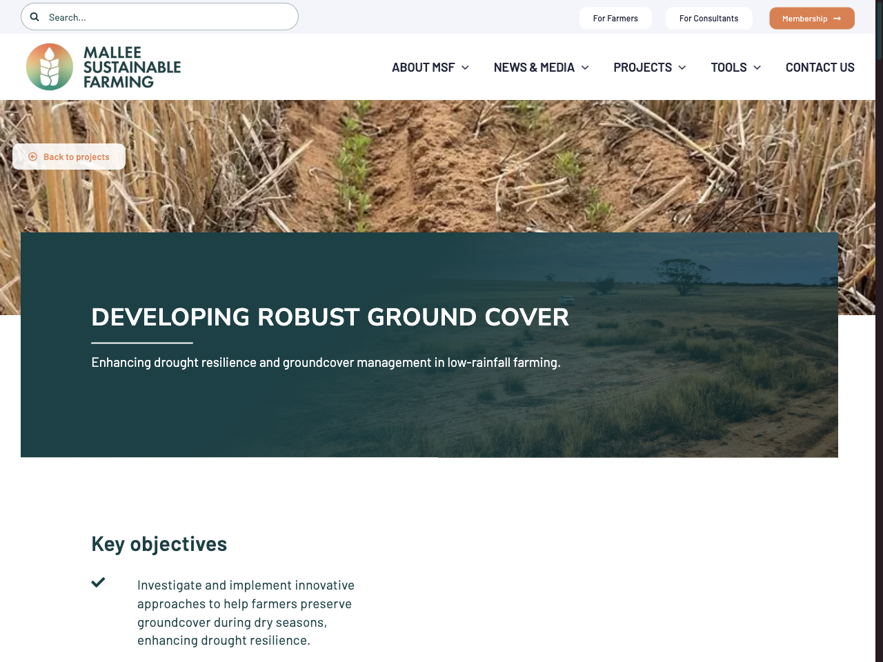 Preview of Developing robust ground cover - Mallee Sustainable Farming, accessed May 11, 2025