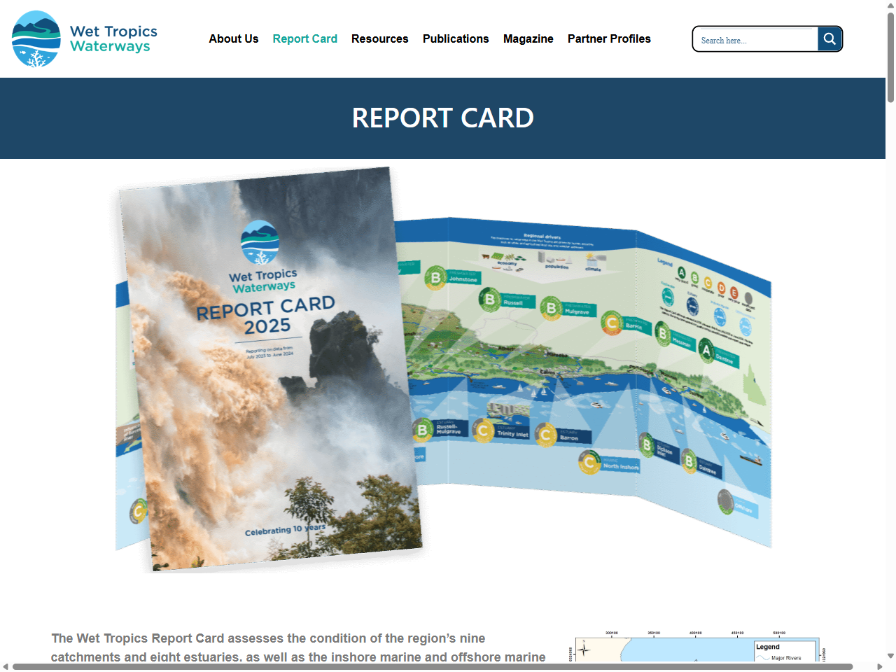 Preview of wet tropics report card 2024 - waterway environment results, accessed August 2, 2025,