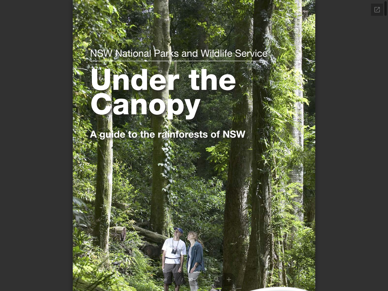 Preview of Under the Canopy - A guide to the rainforests of NSW, accessed July 15, 2025