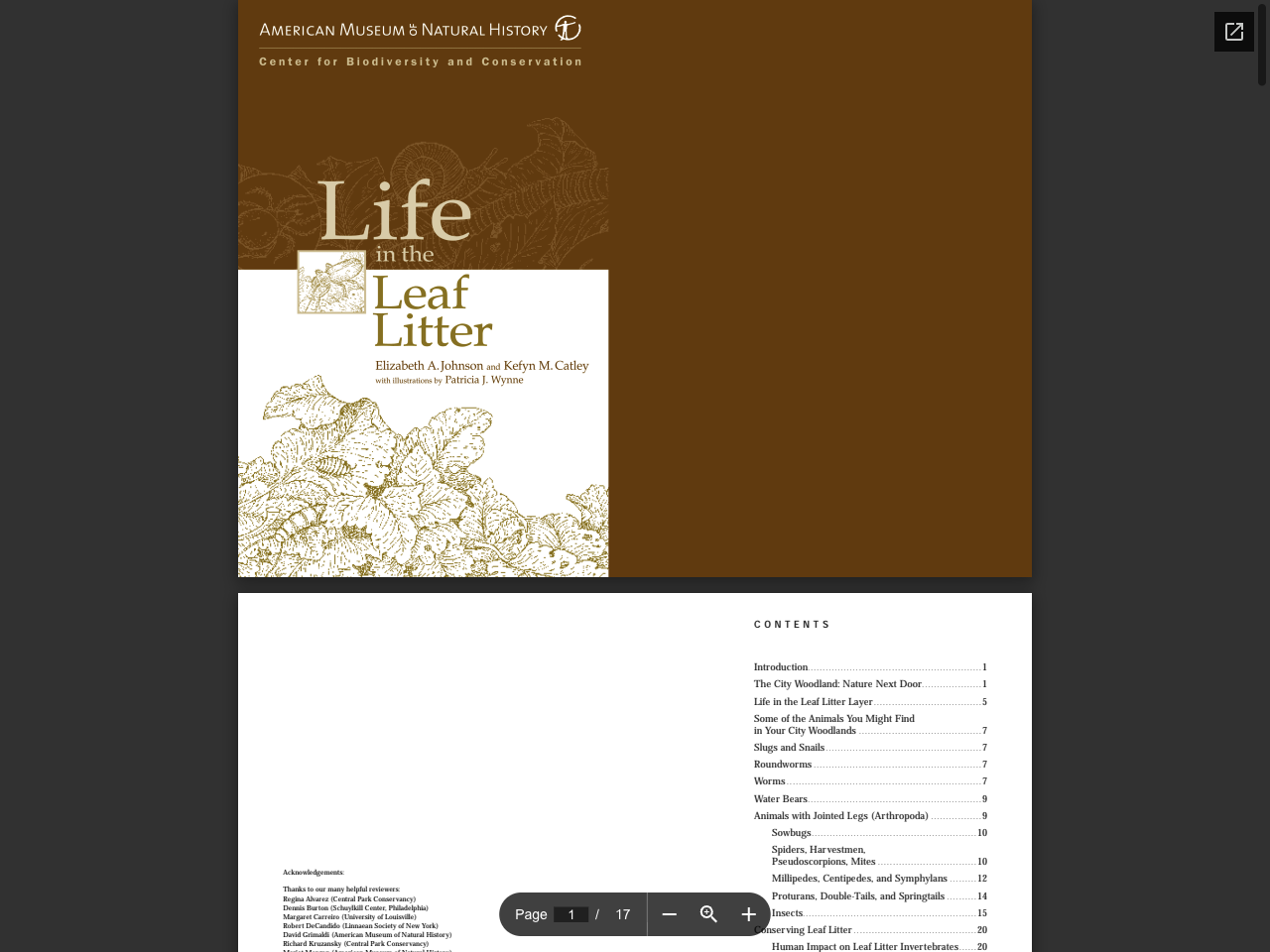 Preview of Life in the Leaf Litter - American Museum of Natural History, accessed July 22, 2025, 