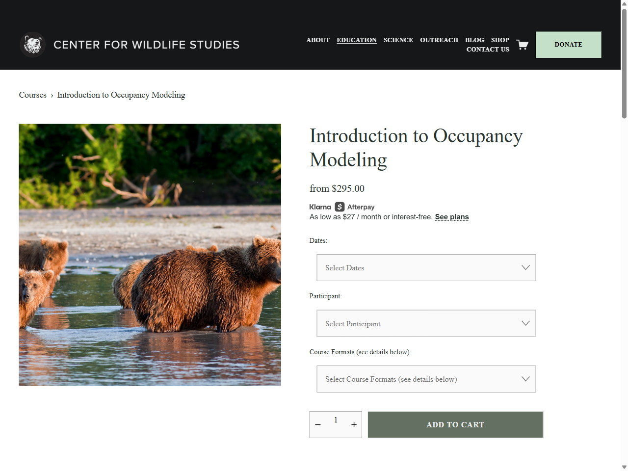 Preview of Introduction to Occupancy Modeling - Center for Wildlife Studies, accessed July 9, 2025,