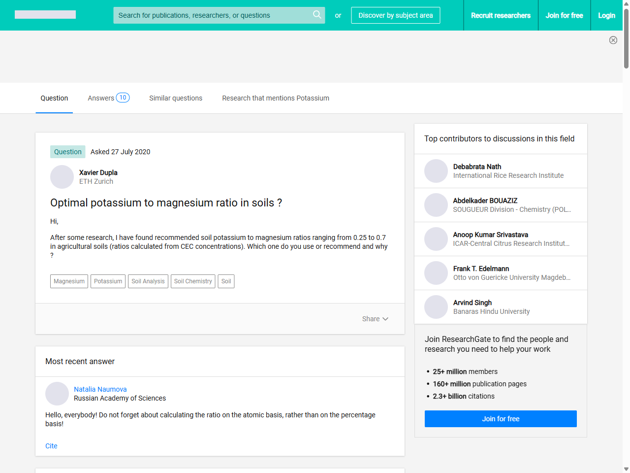 Preview of Potassium to Magnesium Ratio - Plant Nutrition - Yara Canada