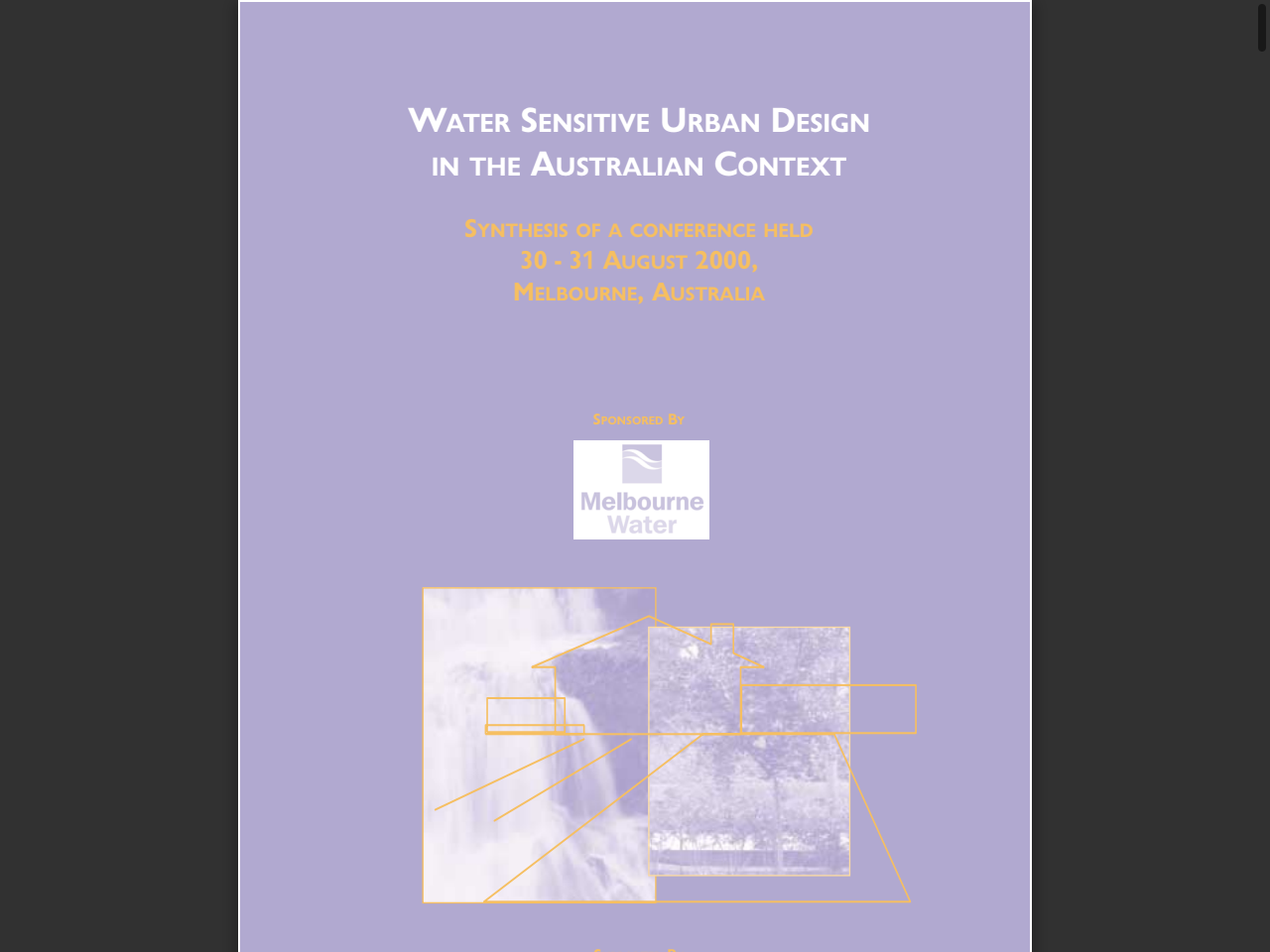 Preview of PDF File - WATER SENSITIVE URBAN DESIGN IN THE AUSTRALIAN CONTEXT, accessed July 21, 2025, 