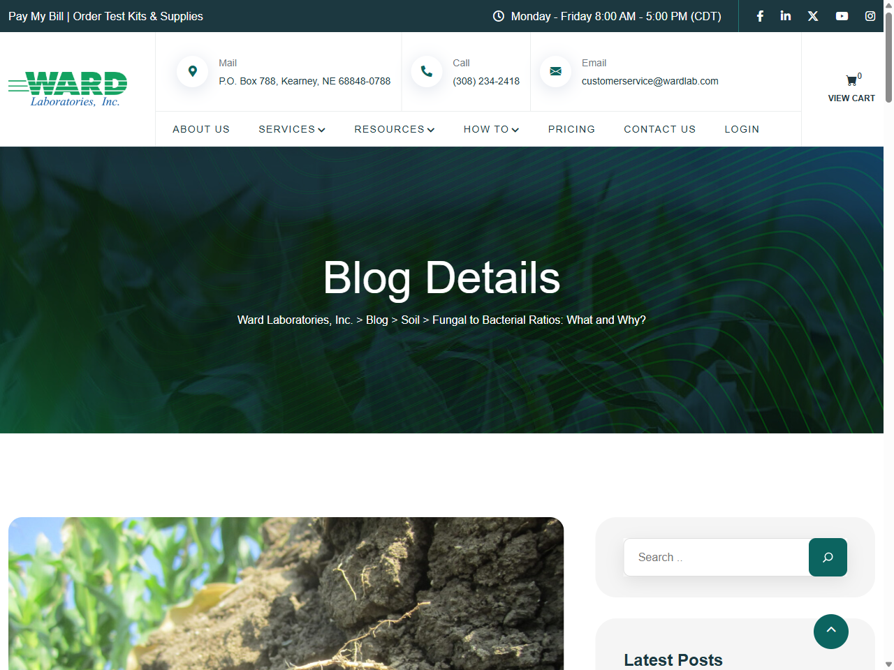 Preview of Fungal to Bacterial Ratios: What and Why? - Ward Laboratories, Inc., accessed July 18, 2025