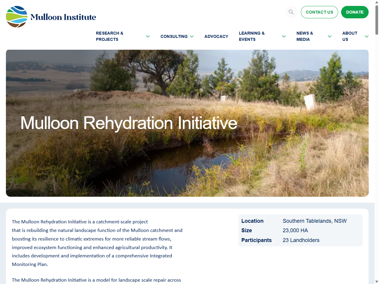 Preview of Landscape rehydration and regenerative agriculture improves soil health, accessed July 22, 2025, 