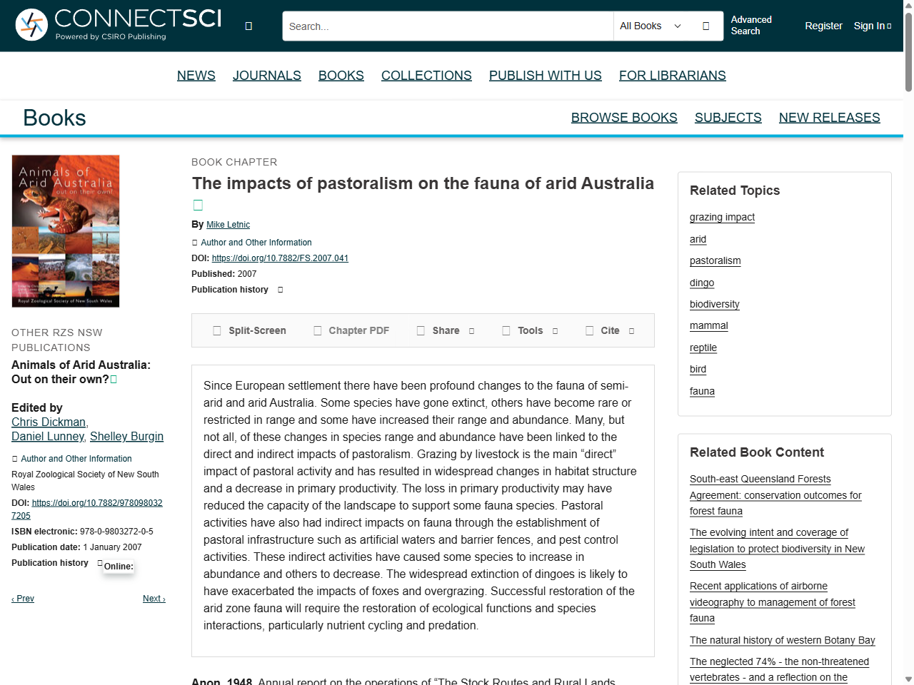 Preview of The arid Australian environment