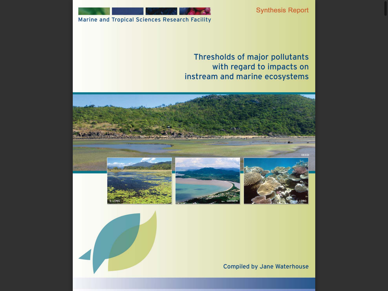 Preview of Waterhouse, J. (2010) Thresholds of major pollutants with regard to ..., accessed July 22, 2025
