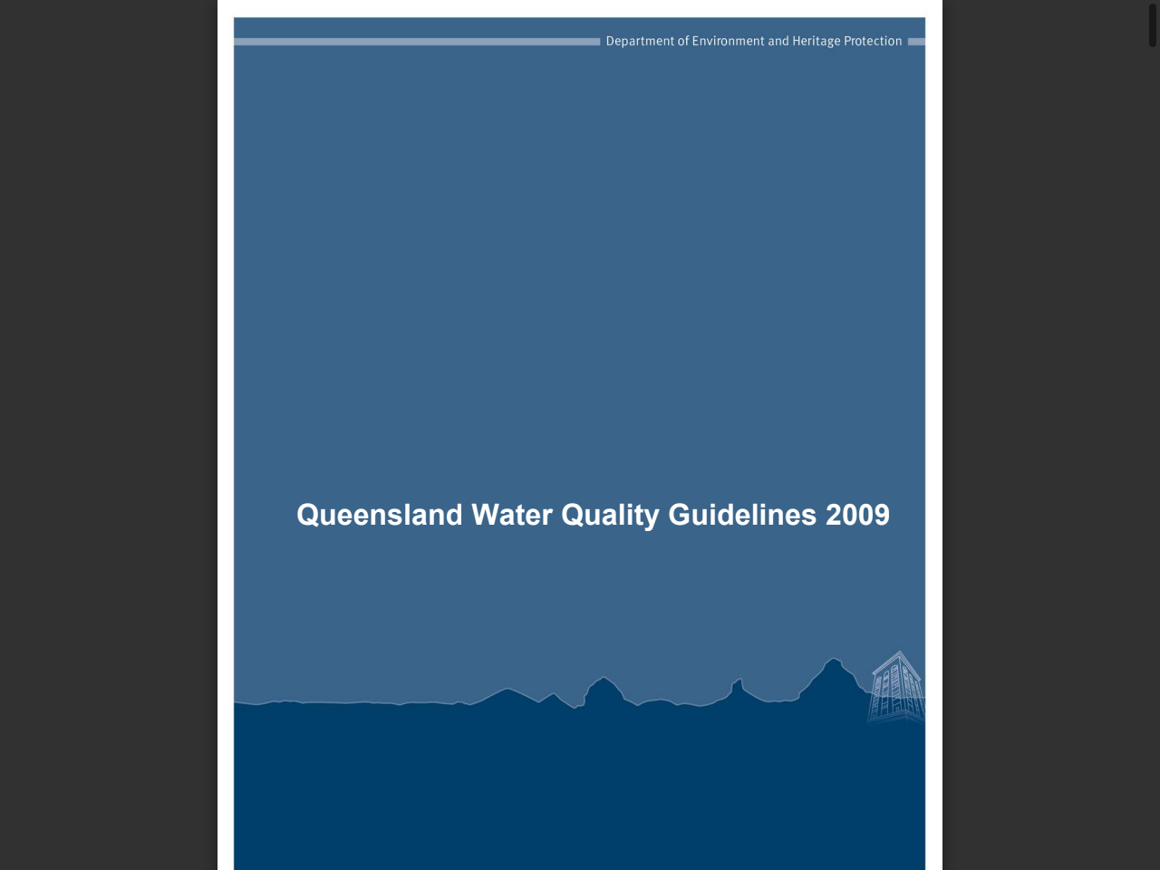 Preview of Queensland Water Quality Guidelines 2009, accessed July 21, 2025, 