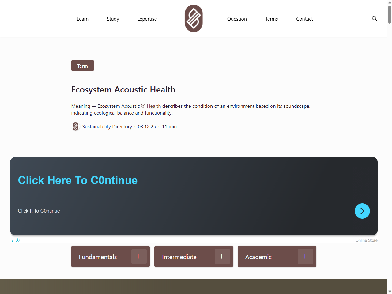 Preview of Ecosystem Acoustic Health → Term - Pollution → Sustainability Directory