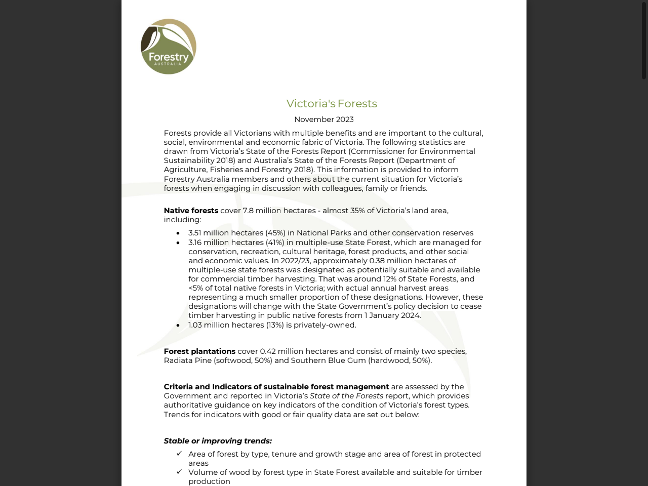 Preview of Victoria's Forests - Forestry Australia, accessed August 9, 2025,