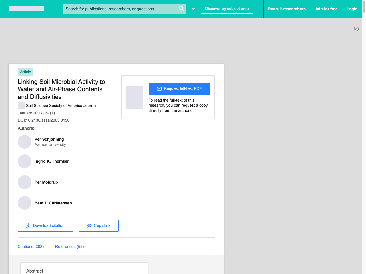 Preview of Linking Soil Microbial Activity to Water and Air-Phase Contents and Diffusivities | Request PDF - ResearchGate, accessed August 5, 2025,
