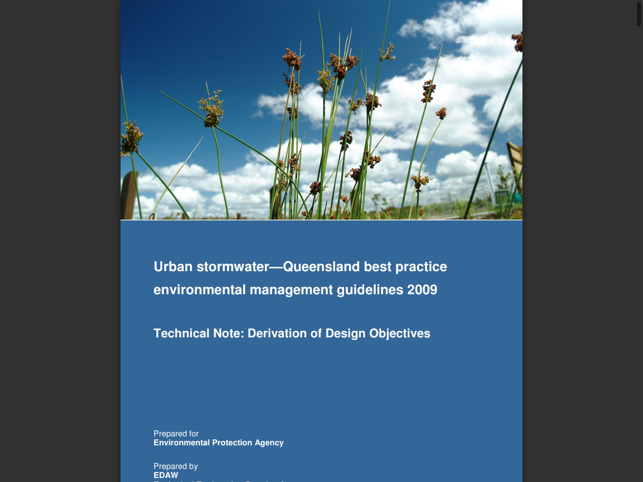 Preview of Urban stormwater - Queensland best practice environmental management guidelines 2009, accessed July 21, 2025,