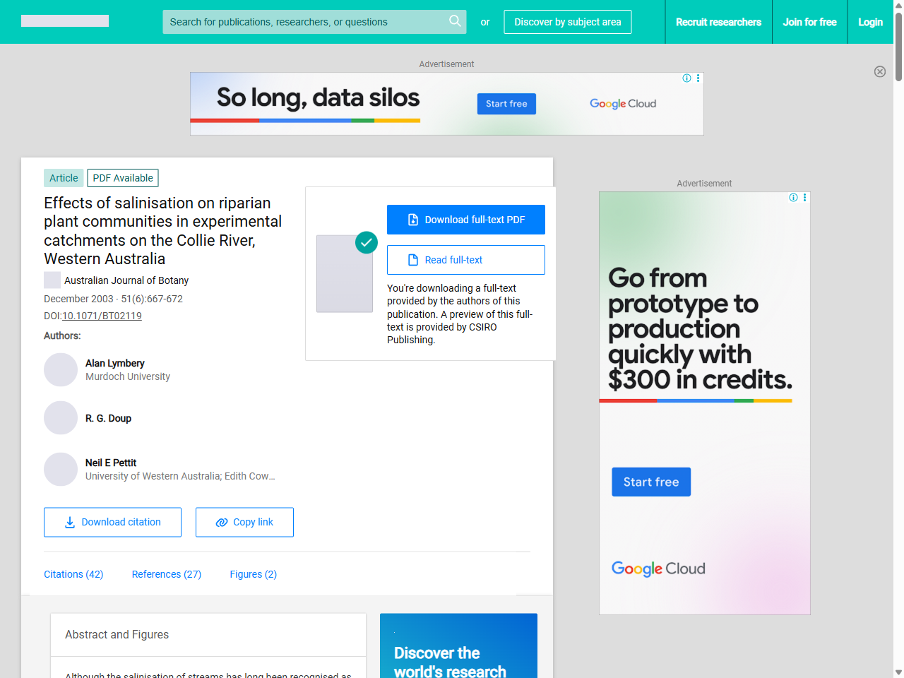 Preview of Grazing effects on plant cover, soil and microclimate in fragmented woodlands in south-western Australia: Implications for restoration | Request PDF - ResearchGate, accessed July 10, 2025, 