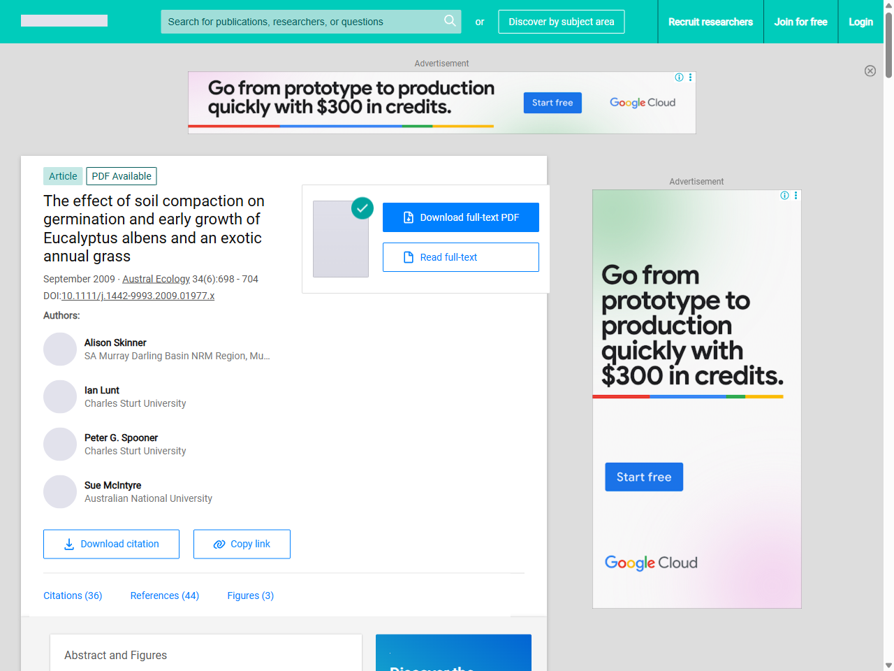 Preview of (PDF) The effect of soil compaction on germination and early growth ..., accessed August 4, 2025,