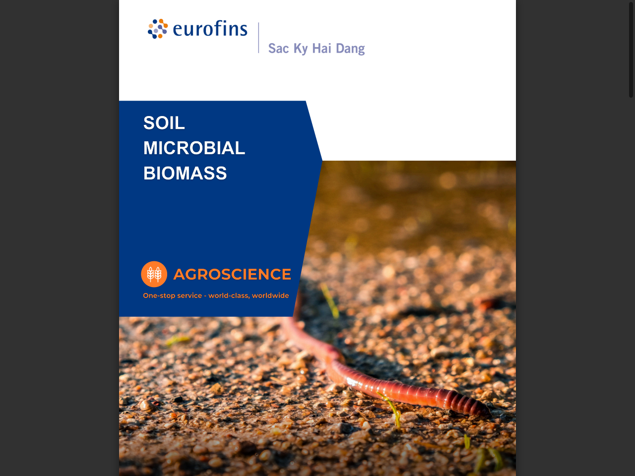 Preview of Soil microbial biomass and organic carbon - Eurofins, accessed August 28, 2025,